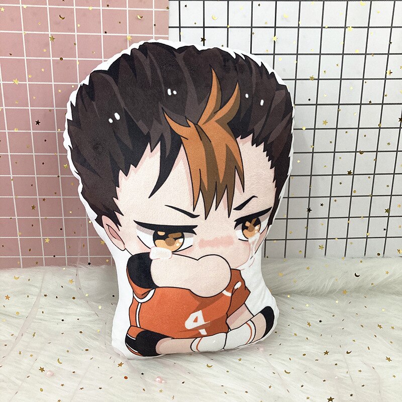 10cm Anime Haikyuu Plush Doll Hinata Shoyo Tobio Kageyama Soft Stuffed Plush Toys Cute Haikyuu Plush Pendant Kids Plushie Toy