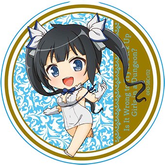 DanMachi Is It Wrong to Try to Pick Up Girls in a Dungeon Anime Hestia Bell Cranel Metal Badge Brooch Pins