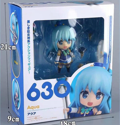 10CM KonoSuba: God&#39;s Blessing on this Wonderful world! Aqua 630 Megumin 725 Action Figure New Collection Model