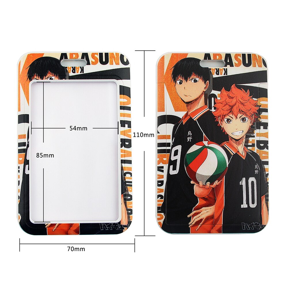 DZ1423 New Anime Haikyuu!! Lanyard for Bus Credit Bank Card ID Keys Badge Holder Keychain Keyring Neck Strap Jewelry Fans Gifts