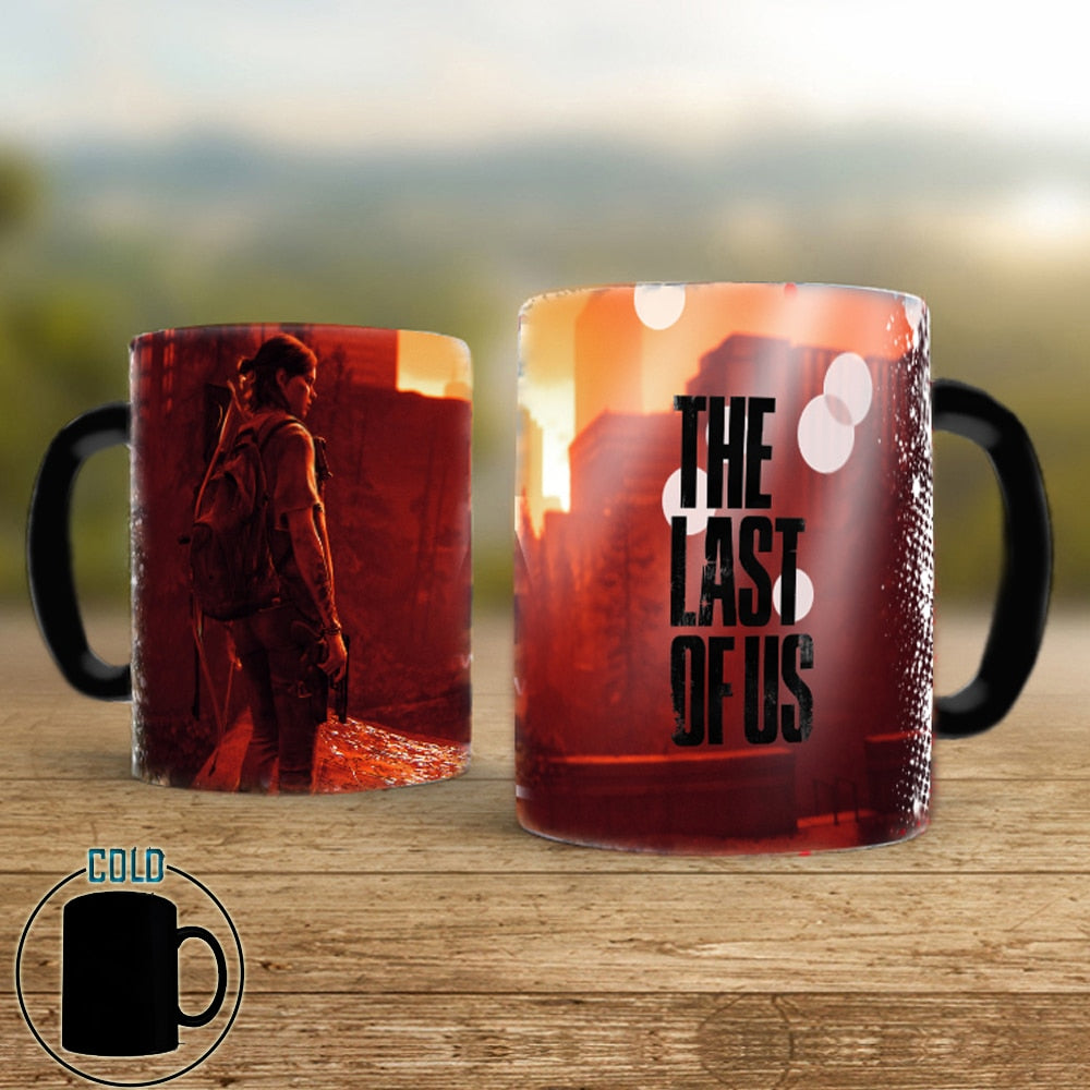 The Last of Us Part 2  350ml Magic Color Changing Ceramic Coffee Mug Cup Friends Gift