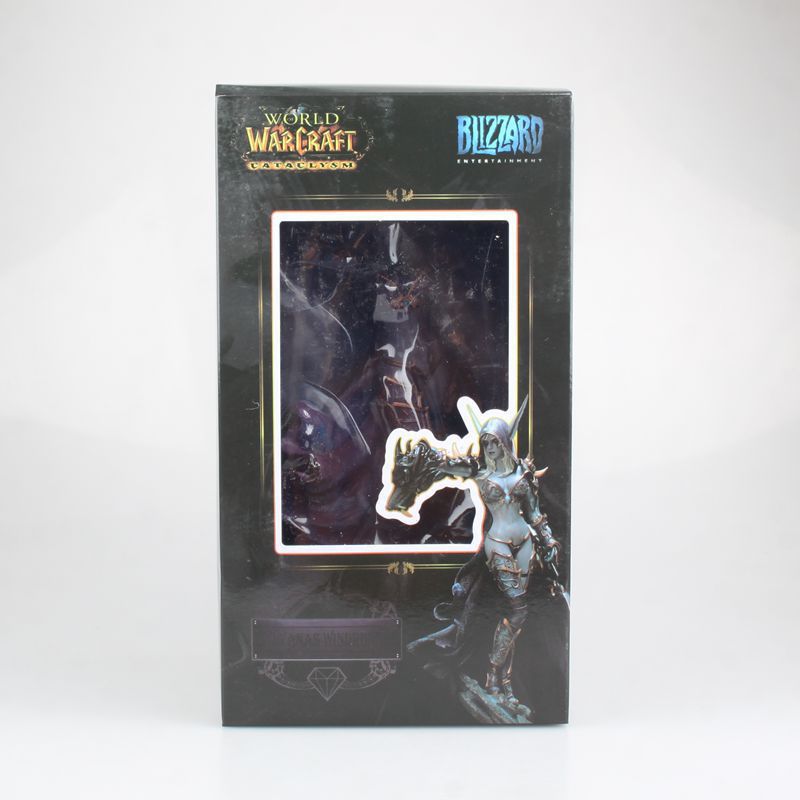 Sylvanas Windrunner Figure Sylvan Archery Queen Arthas Menethil Anime Action Figura Collectible Model World of Warcraft WOW Dota