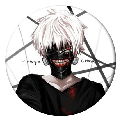 1Pcs Japan Anime Tokyo Ghoul Album Brooch Pin Badge Accessories For Clothes Hat Backpack Decoration Men Women Boy Girl Gifts