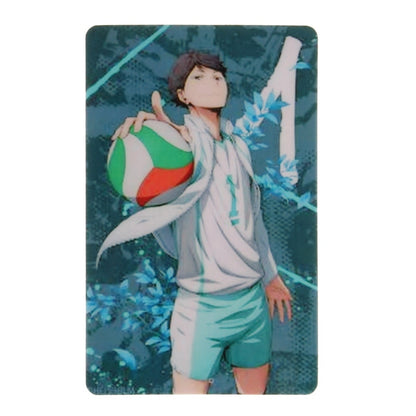 Japan Anime Haikyuu!! Figures Character ID IC Card Sticker PVC Kids Toys Stickers Suitable For Bus Card Bank Card Decoration