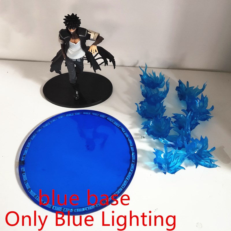 Anime Figure My Hero Academia Dabi Blue Fire Scene DIY Led PVC Toy 17cm Boku no Hero Academia Dabi Action Figurine Doll Juguetes