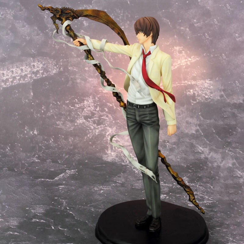 26cm Death Note Anime Figure Yagami Light Manga Statue Figurines Pvc Killer Kira Action Figure Collectible Model Doll Toys Decor