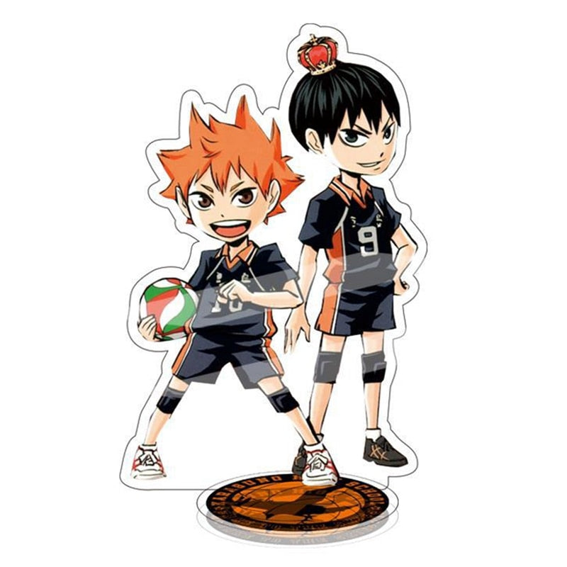 Anime Haikyuu!! Acrylic Stand Figure Model Table Plate Volleyball Boys Action Figures Toys Anime Activities Desk Decor Ornaments