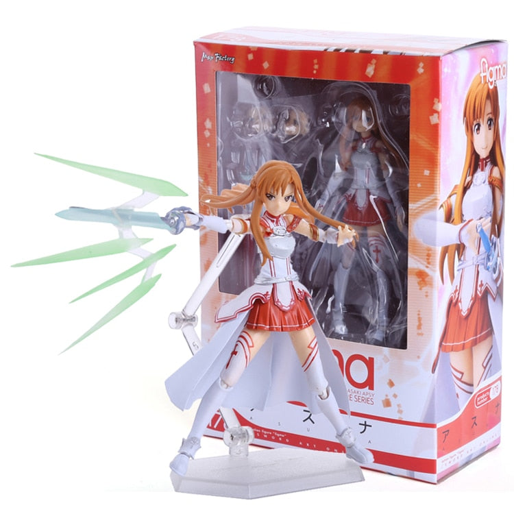 Figma Sword Art Online Kirito 174 248 Asuna 178 Sinon 241 ABS/PVC Action Figure Toy Doll