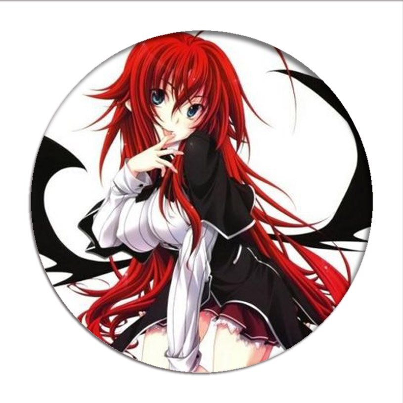 High School DxD Cosplay Badges Rias Gremory Brooch Tsto Issei Icon Collection Breastpin for Backpacks Clothing