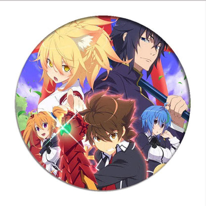 High School DxD Cosplay Badges Rias Gremory Brooch Tsto Issei Icon Collection Breastpin for Backpacks Clothing