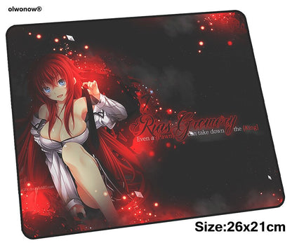 High School DxD mousepad 26x21cm gaming mouse pad gamer mat Professional game computer desk padmouse keyboard Indie Pop play mat