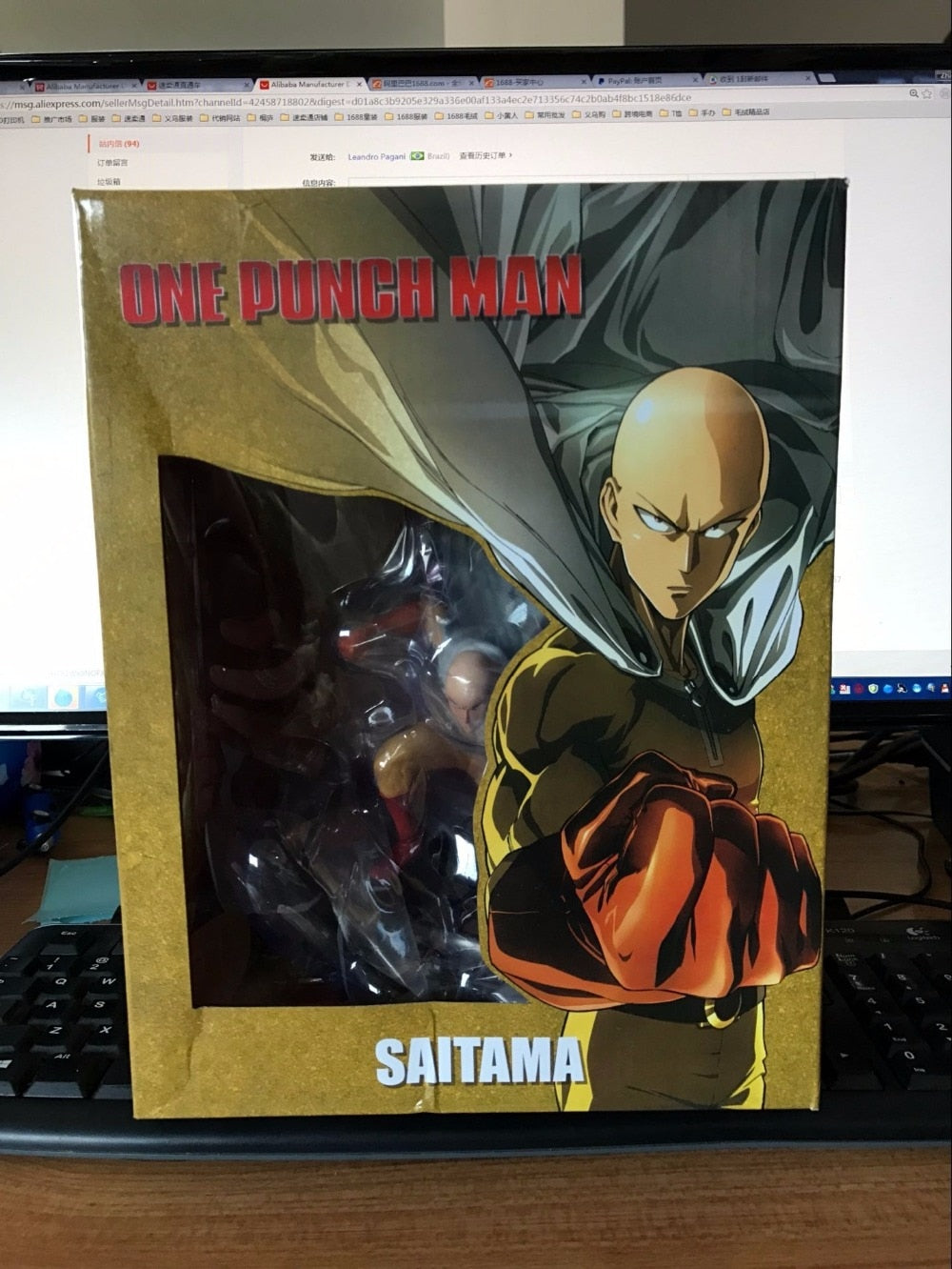 Anime 25cm Saitama ONE PUNCH MAN Figure Collection Toys