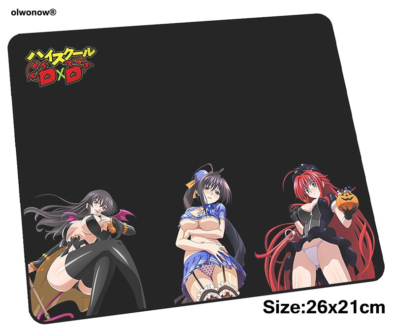 High School DxD mousepad 26x21cm gaming mouse pad gamer mat Professional game computer desk padmouse keyboard Indie Pop play mat