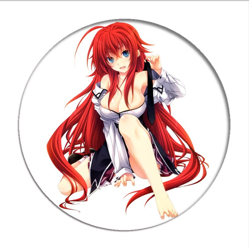 High School DxD Cosplay Badges Rias Gremory Brooch Tsto Issei Icon Collection Breastpin for Backpacks Clothing