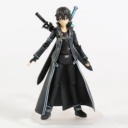 Figma Sword Art Online Kirito 174 248 Asuna 178 Sinon 241 ABS/PVC Action Figure Toy Doll