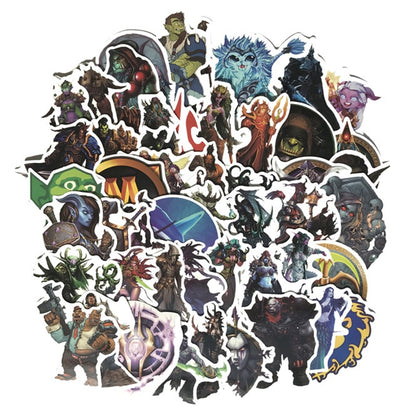 World of Warcraft Sticker Cosplay Accessories Prop Decal Waterproof Cartoon Collect Stickers