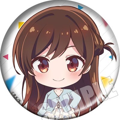 Anime Rent A Girlfriend Sarashina Ruka 58mm Badges Acrylic Brooch Icons Button