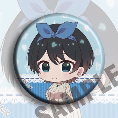 Anime Rent Girlfriend Chizuru Mami Ruka Sumi 58mm Acrylic Badges Brooch Round Icons