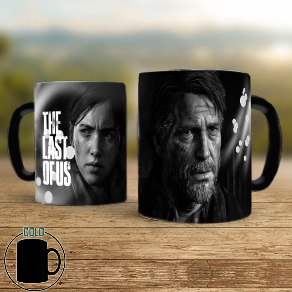 The Last of Us Part 2  350ml Magic Color Changing Ceramic Coffee Mug Cup Friends Gift