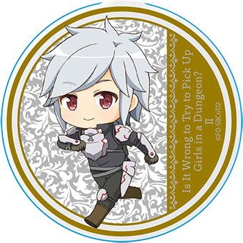 DanMachi Is It Wrong to Try to Pick Up Girls in a Dungeon Anime Hestia Bell Cranel Metal Badge Brooch Pins