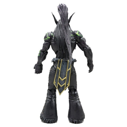 World Of Warcraft WOW Demon Hunter Illidan Anime Movie Figure 18CM 7-inch PVC Game Figma Toys Modle Collect Gift figurines