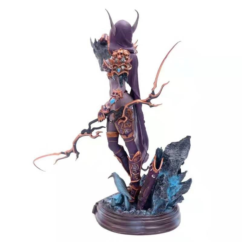 Sylvanas Windrunner Figure Sylvan Archery Queen Arthas Menethil Anime Action Figura Collectible Model World of Warcraft WOW Dota