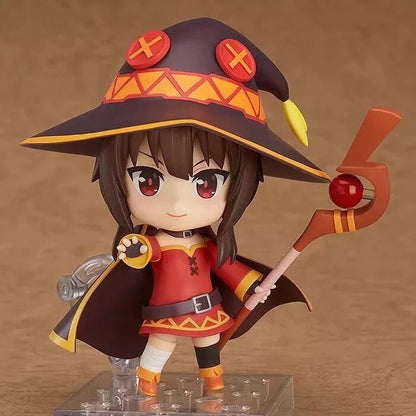 10CM KonoSuba: God&#39;s Blessing on this Wonderful world! Aqua 630 Megumin 725 Action Figure New Collection Model