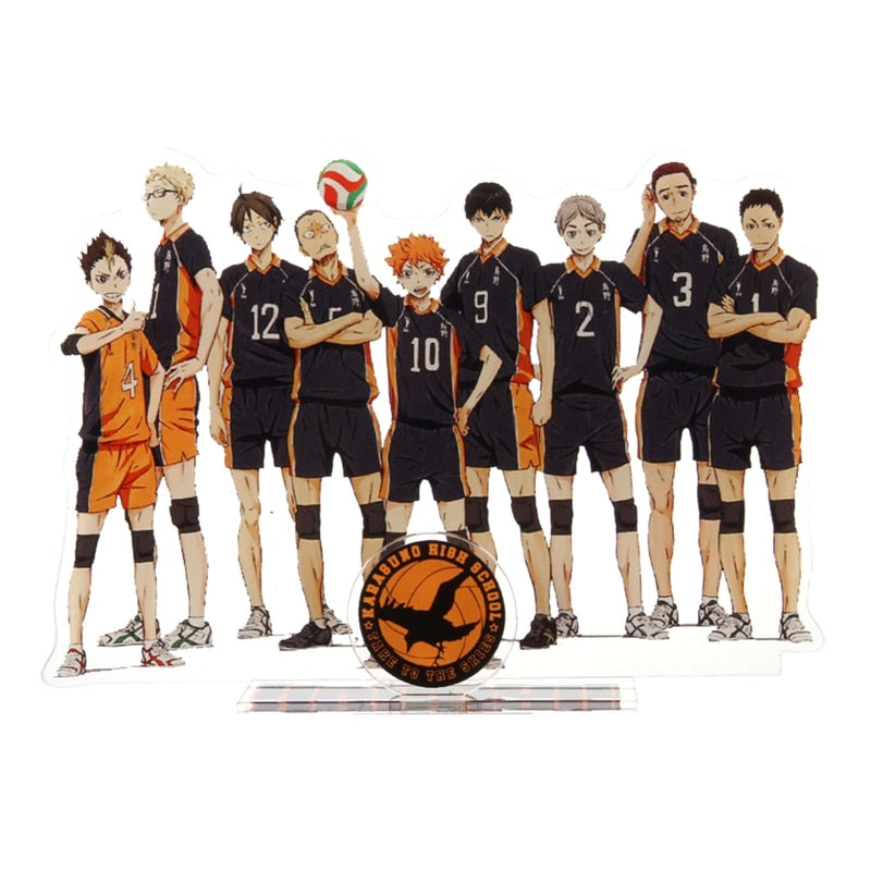 Anime Haikyuu!! Acrylic Stand Figure Model Table Plate Volleyball Boys Action Figures Toys Anime Activities Desk Decor Ornaments