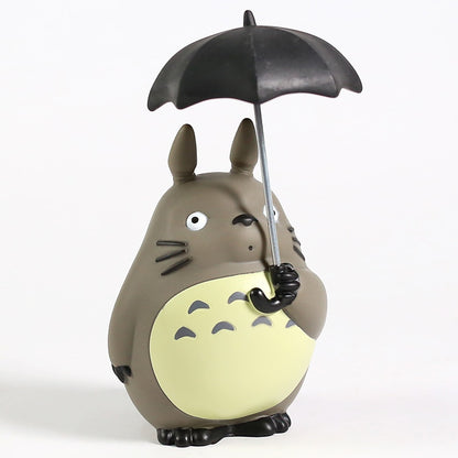 Miyazaki Hayao My Neighbor Totoro with Umbrella PVC Figure Collectible Model Toy