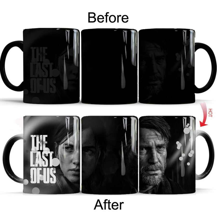 The Last of Us Part 2  350ml Magic Color Changing Ceramic Coffee Mug Cup Friends Gift