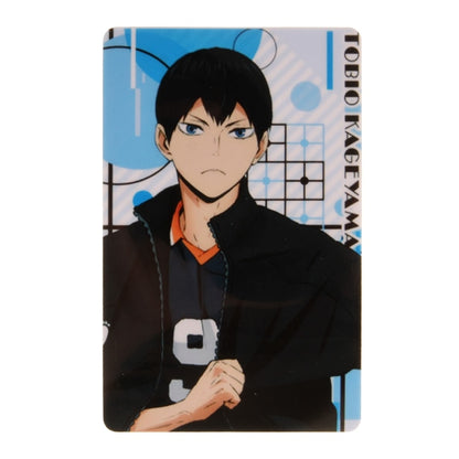 Japan Anime Haikyuu!! Figures Character ID IC Card Sticker PVC Kids Toys Stickers Suitable For Bus Card Bank Card Decoration