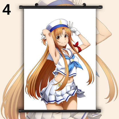 Sword Art Online Yuuki Asuna  HD Print Wall Poster Scroll