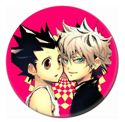 Anime Hunter X Hunter Brooches Cosplay Badges For Backpack Killua Pin Jewelry Button Clothes Female Women Party Gift