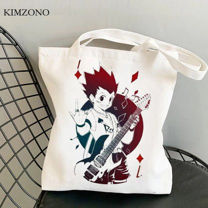 Hunter x Hunter shopping bag tote shopper handbag bolsa bag fabric jute woven tote sacolas