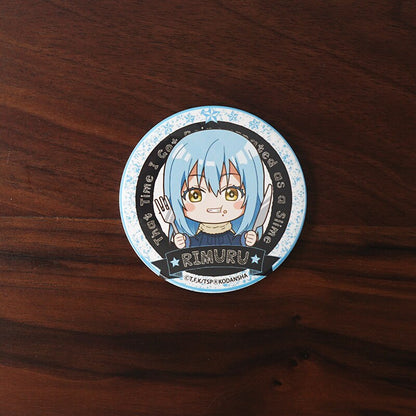 That Time I Got Reincarnated as a Slime Badge Rimuru Tempest Shizu Milim Lamrys TenSura Slime Isekai Metal Badge Brooch Pins