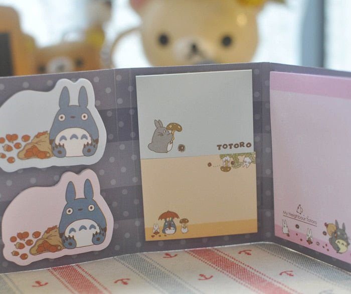 Kawaii My Neighbor Totoro Japanese Anime Memo Pad Sticky Notes To Do List Planner Sticker Cute Stationery School Supplies