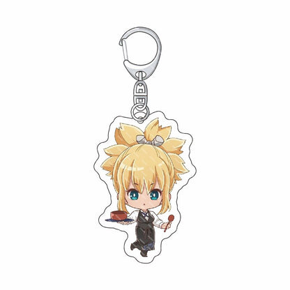 Anime Dr. Stone Keychain Senku Ishigami Oki Taiju Ogawa Yuzuriha Kohaku Acrylic Figure Key Chain Backpack Schoolbag Charm Keyring