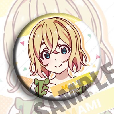 Anime Rent Girlfriend Chizuru Mami Ruka Sumi 58mm Acrylic Badges Brooch Round Icons