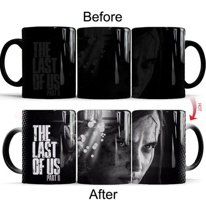 The Last of Us Part 2  350ml Magic Color Changing Ceramic Coffee Mug Cup Friends Gift