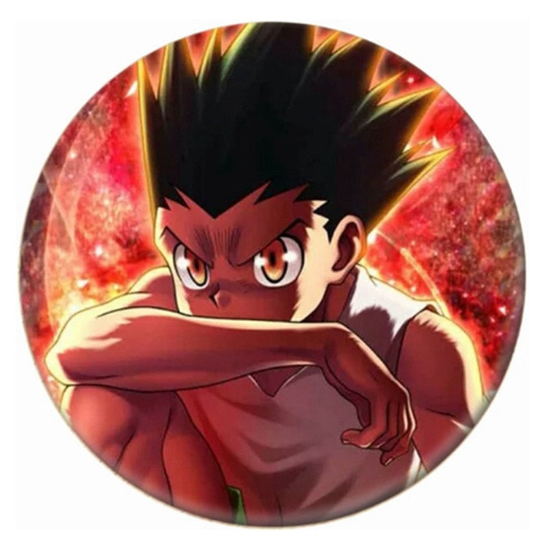 Anime Hunter X Hunter Brooches Cosplay Badges For Backpack Killua Pin Jewelry Button Clothes Female Women Party Gift