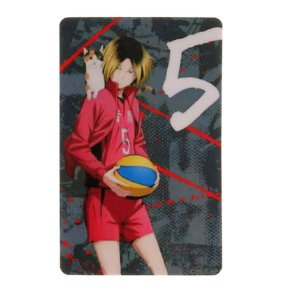 Japan Anime Haikyuu!! Figures Character ID IC Card Sticker PVC Kids Toys Stickers Suitable For Bus Card Bank Card Decoration