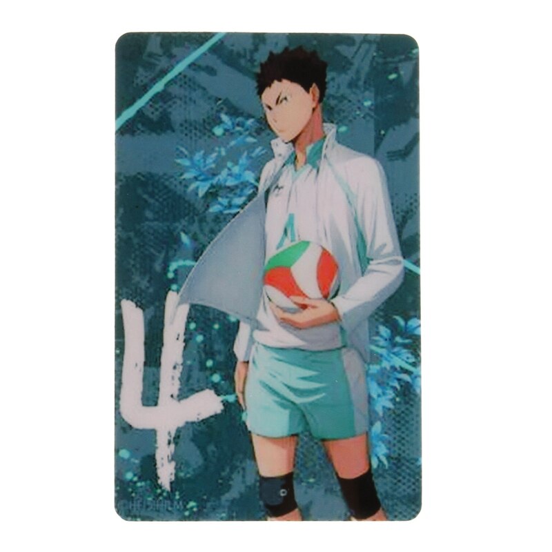 Japan Anime Haikyuu!! Figures Character ID IC Card Sticker PVC Kids Toys Stickers Suitable For Bus Card Bank Card Decoration