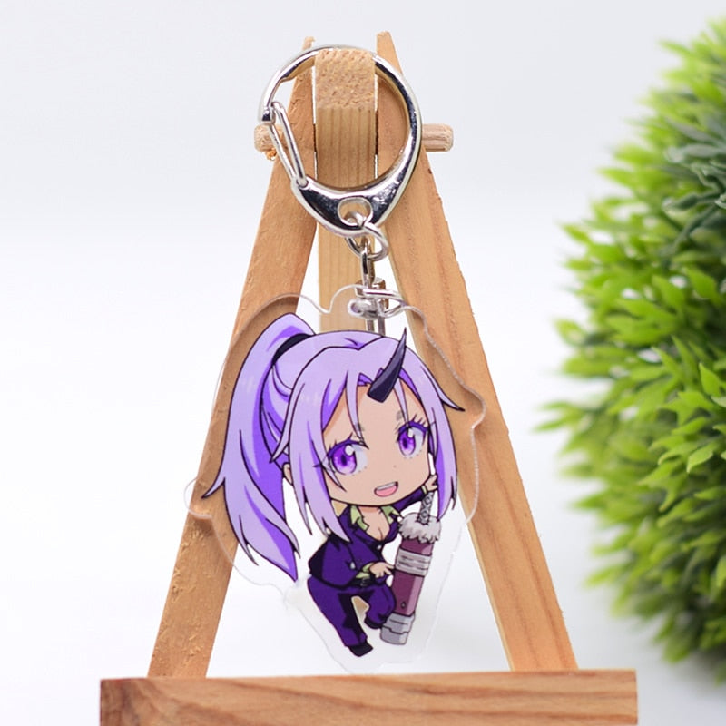 That Time I Got Reincarnated as a Slime Keychain Double Sided Acrylic Cartoon Key Chain Pendant Anime Accessories Keyring