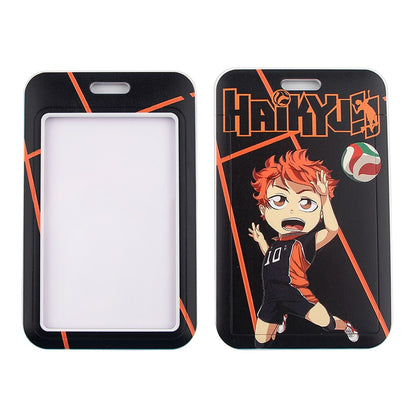 DZ1423 New Anime Haikyuu!! Lanyard for Bus Credit Bank Card ID Keys Badge Holder Keychain Keyring Neck Strap Jewelry Fans Gifts