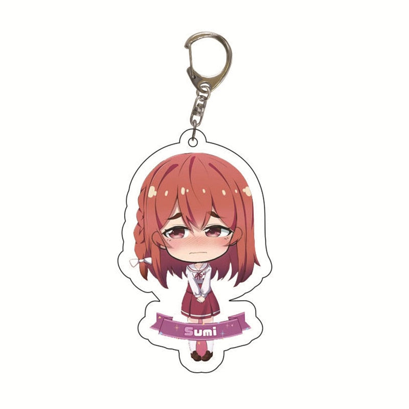 Manga Kanojo Okarishimasu Keychain Anime Rent A Girlfriend Key Chain Ichinose Chizuru Acrylic Figure Key Ring Bag Charm Trinkets