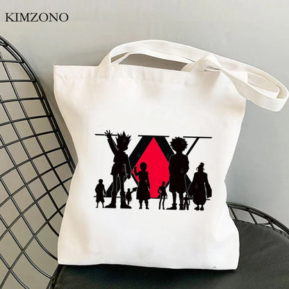 Hunter x Hunter shopping bag tote shopper handbag bolsa bag fabric jute woven tote sacolas