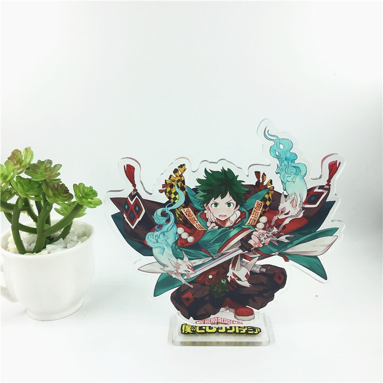 Anime My Hero Academia keychain Bakugou Katsuki Midoriya Izuku Midoriya Izuku cute fun cartoon kawaii acrylic jewelry key chain