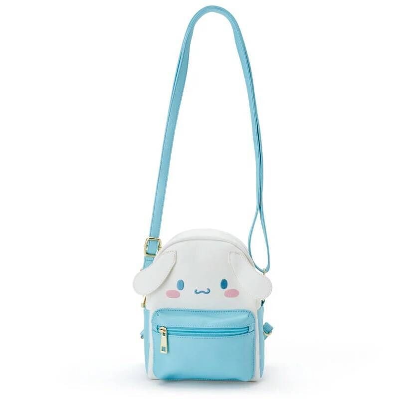 Sanrio Kawaii Hello Kitty Cinnamoroll My Melody Kuromi Pom Pom Purin Backpack Crossbody Messenger Bag Small Schoolbag Y2k Bag