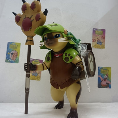 In Stock Monster Hunter Figure Toy Game Anime Ellione Cat Action Figure Universal Studios Figurine Collectible Desktop Ornament