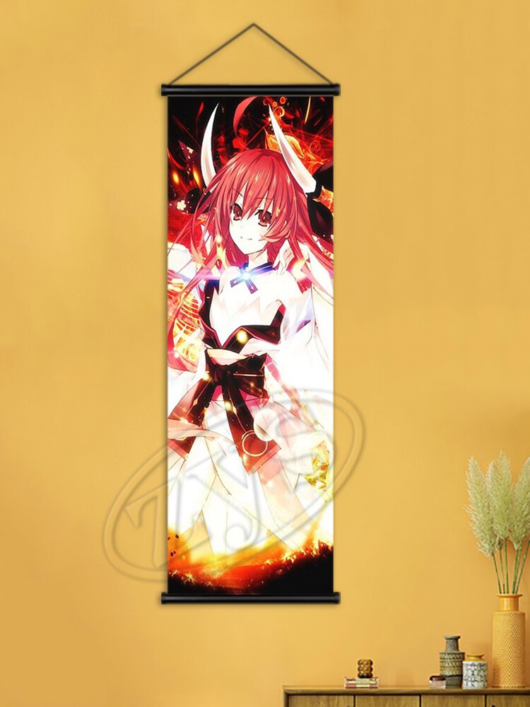 Classic Art Japanese Anime Poster Canvas Date a Live Painting HD Print Wall Home Cudros Hanging Scrolls Mural Bedroom Decoration